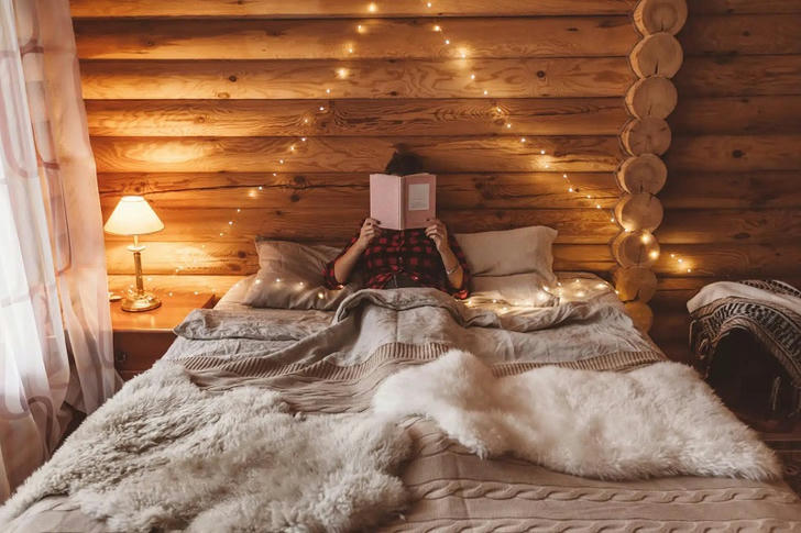 Log Cabin Bedroom